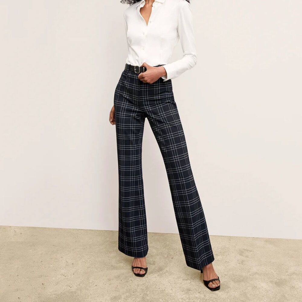 MM Lafleur Horton Plaid Dress Pant Size 2